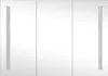 The Living Store LED-Spiegelschrank fürs Bad 89x14x62 cm Produktbild-Vorschau 3
