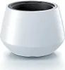 A white planter with a gray interior, shown in a studio setting against a white background. Anteprima dell’immagine prodotto