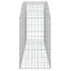 vidaXL Gabion z wysokim łukiem 200x50x80/100 cm Ocynkowane Podgląd zdjęcia produktu 4