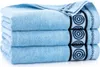 Asciugamano RONDO Blu 50x90 cm in cotone egiziano Zwoltex Anteprima dell’immagine prodotto 5