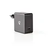 A black USB-C power adapter is shown against a white background. Náhled obrázku produktu
