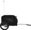 vidaXL Cani da rimorchio per bicicletta Tessuto Oxford nero Anteprima dell’immagine prodotto 5