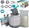 Sandpumpe 6056 l/h Bestway 58497 + Sand 25 kg Produktbild-Vorschau 1