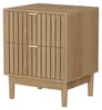 Szafka nocna w stylu mid-century, dąb, z 2 szufladami Podgląd zdjęcia produktu 8