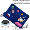 Silikonový kryt  pro Samsung Tab A9+ s nárazy - modro-modrý Náhled obrázku produktu 3