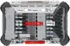 A clear, top-down view of a Bosch PRO Impact Set bit case. Voir les images du produit