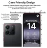 A marketing image showing a phone case protector and a phone with its specifications. Produktbild-Vorschau