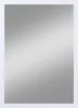 A white framed mirror against a gradient background. Produktbild-Vorschau