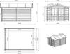Casetta da giardino in legno - 12m2 - 3x4m - 28mm - colore: Anteprima dell’immagine prodotto 3