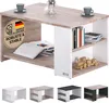 CASARIA® Tavolino Divano da Caffè con Ripiano 2 Scomparti Anteprima dell’immagine prodotto 1