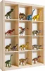 Creative Deco Setzkasten Holz Sammlervitrine 12 Fächer 35 x Produktbild-Vorschau 1