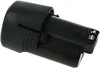 A black power tool battery pack is shown against a white background. Produktbild-Vorschau