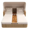 Polyrattan Sonneninsel 192x160cm mit klappbarem Sonnendach Produktbild-Vorschau 7