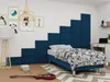 Čalouněný nástěnný panel 50x30 PAG - modrý Náhled obrázku produktu 4