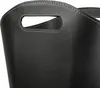 Schramm® Kaminholzkorb aus Kunstleder schwarz mit Griffen Produktbild-Vorschau 4