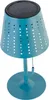 Outdoor Tischleuchte Blau inkl  LED 3 Stufig dimmbar Produktbild-Vorschau 8
