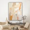 MuchoWow® - Leinwandbilder - Abstrakt - Beige - Orange - Produktbild-Vorschau 7