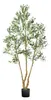 VEVOR Albero di ulivo artificiale, 2,1 m, con vaso nero, Anteprima dell’immagine prodotto 2