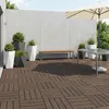 11ltg. WPC Terrassenfliesen MAURICE 30x30 cm - Kaffeebraun Produktbild-Vorschau 8
