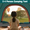 Campingzelt, Pop-up Zelt, Automatik Wurfzelte, für 3-4 Produktbild-Vorschau 6