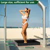 Skládací sprchová vanička 104x104x13 cm, přenosná sprchová Náhled obrázku produktu 2