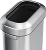 EKO - Urban oval Abfalleimer 60 Liter - Stainless steel   - Produktbild-Vorschau 5