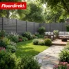 Floordirekt WPC Sichtschutzzaun Milos 180x180 cm Anthrazit Produktbild-Vorschau 9