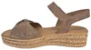 Gabor Plateau Chevreau peanut Keilsandalette Braun Produktbild-Vorschau 2