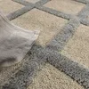 Tappeto a pelo lungo per soggiorno Shaggy 3D effetto etnico Anteprima dell’immagine prodotto 3