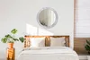 Ø70cm Spiegel - Glasrahmen mit Aufdruck - Wandspiegel Produktbild-Vorschau 4