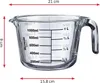 WESTMARK Mesure avec poignée, contenance : 1 litre, verre Voir les images du produit 5