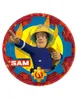 Motivteller Fireman Sam - Ø 23 cm, Pappe, 8 Stück Produktbild-Vorschau 2