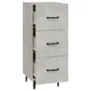 vidaXL Sideboard Betongrau 34,5x34x90 cm Holzwerkstoff -  Produktbild-Vorschau 8