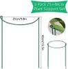 JIALWEN 6 25 teilig x 40 cm Pflanzenstütze Ringkäfige, Produktbild-Vorschau 2