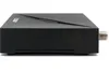 A side view of a black satellite receiver on a white background. Produktbild-Vorschau