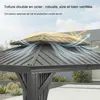 PURPLE LEAF Hardtop Pavillon 3x4m wasserdicht winterfest Produktbild-Vorschau 3
