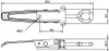 KNOTT Exzenterverschluss 262 mm Bordwandverschluss 44 mm Produktbild-Vorschau 2