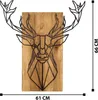 Wallity, Deer, Wanddeko, Schwarz, Metall, 61 x 66 cm Produktbild-Vorschau 7
