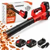 Soplador de Hojas a Batería – Motor Brushless para Jardín e Vista previa de la imagen del producto 9