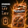 30 x WILHELM Hörgerätebatterien Typ 312 braun Produktbild-Vorschau 5