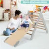 GOPLUS Dreieckige Kletterleiter mit Rampe, Kletterdreieck Produktbild-Vorschau 3