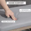 HOMCOM Fußbank Fußhocker Polsterhocker mit Leinenoptik, Produktbild-Vorschau 5