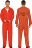Voleur Costume d'Halloween Tenue de prison Détenu Costume Voir les images du produit 8