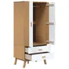 vidaXL Kleiderschrank OLDEN Weiß Braun 76,5x53x172cm Produktbild-Vorschau 6
