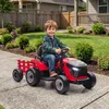 AIYAPLAY Elektrischer Kinder Traktor 3-Gang mit Anhänger, 2 Produktbild-Vorschau 2