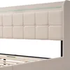 OKWISH Lit avec rangement 90 x 200 cm - Éclairage LED et 2 Voir les images du produit 7
