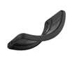 A black phone case is shown bent in half against a white background. Produktbild-Vorschau