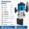 Bituxx 1200W Oberfräse Fräse Kantenfräse Holzfräse Produktbild-Vorschau 5