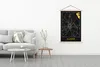 MuchoWow® Textilposter Plauen - Stadtplan - Karte - Gold - Produktbild-Vorschau 3