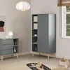 CALICOSY - Armoire 1 porte et 5 niches ouvertes H181 cm - Voir les images du produit 8